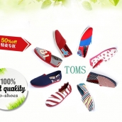top toms款 韓版帆布鞋淺口平底單鞋男女鞋湯姆斯 免運費