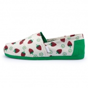 春夏新款帆布鞋 懶人一腳蹬布鞋 水果色快樂瑪麗單鞋女鞋【免運費】